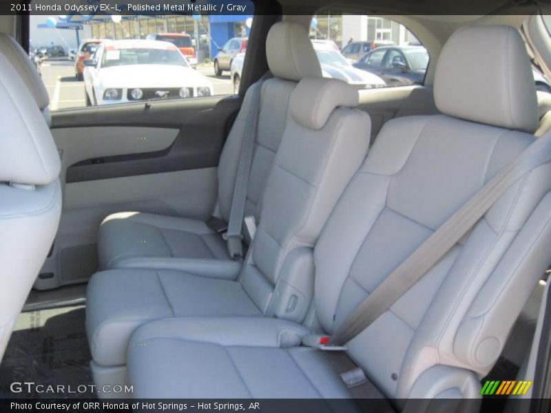  2011 Odyssey EX-L Gray Interior