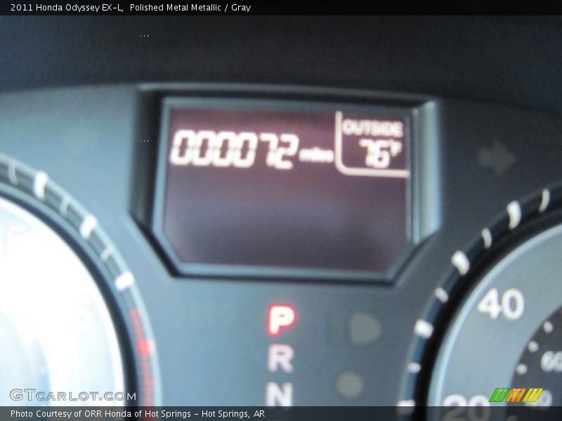 Polished Metal Metallic / Gray 2011 Honda Odyssey EX-L