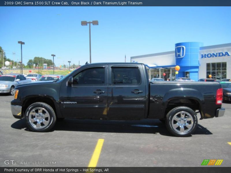 Onyx Black / Dark Titanium/Light Titanium 2009 GMC Sierra 1500 SLT Crew Cab