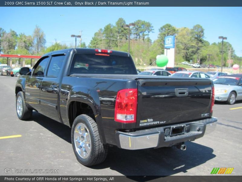Onyx Black / Dark Titanium/Light Titanium 2009 GMC Sierra 1500 SLT Crew Cab