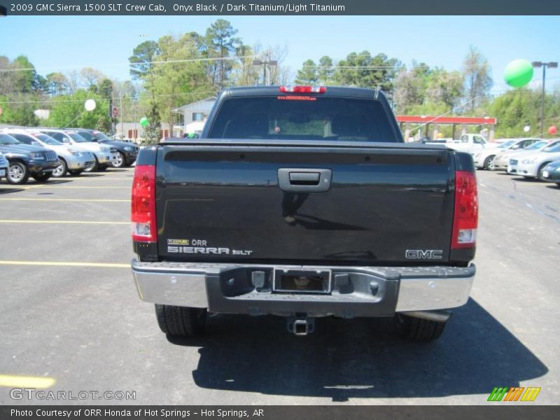 Onyx Black / Dark Titanium/Light Titanium 2009 GMC Sierra 1500 SLT Crew Cab