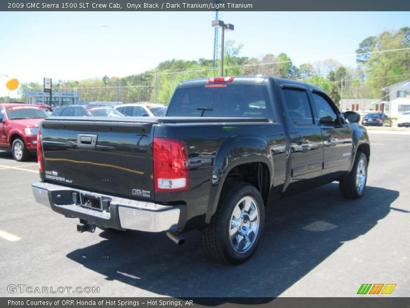 Onyx Black / Dark Titanium/Light Titanium 2009 GMC Sierra 1500 SLT Crew Cab