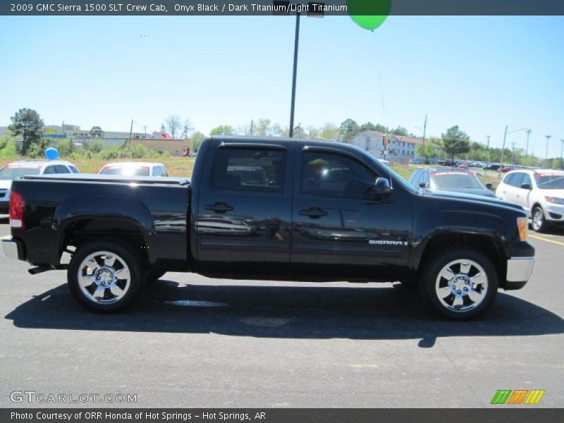 Onyx Black / Dark Titanium/Light Titanium 2009 GMC Sierra 1500 SLT Crew Cab
