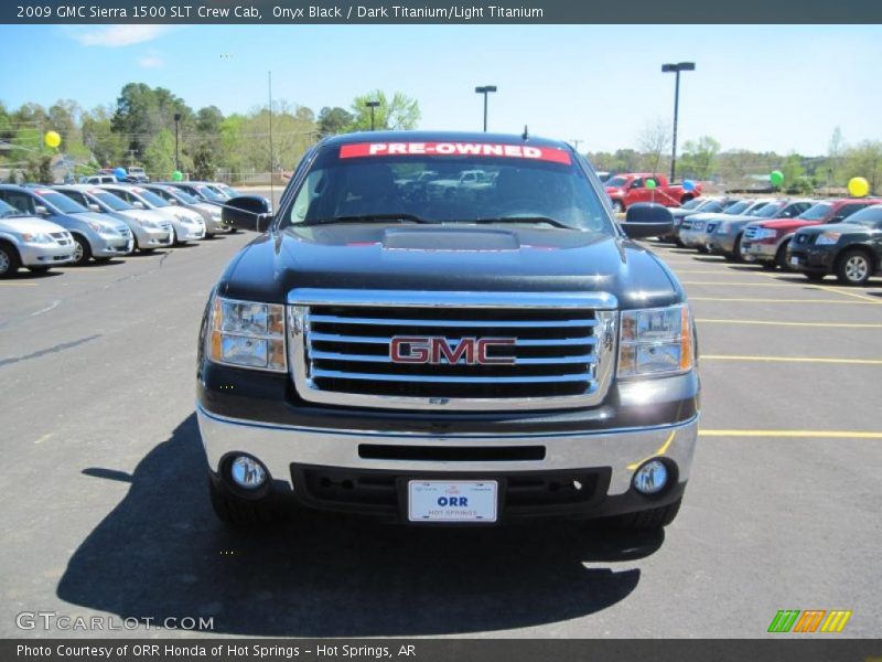 Onyx Black / Dark Titanium/Light Titanium 2009 GMC Sierra 1500 SLT Crew Cab