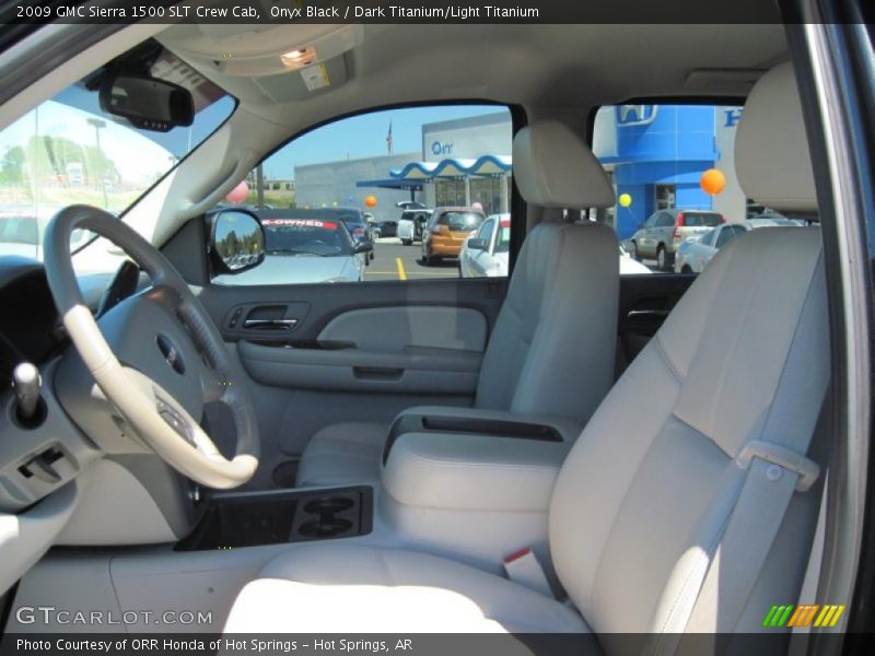 Onyx Black / Dark Titanium/Light Titanium 2009 GMC Sierra 1500 SLT Crew Cab