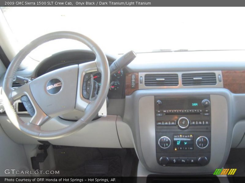 Onyx Black / Dark Titanium/Light Titanium 2009 GMC Sierra 1500 SLT Crew Cab