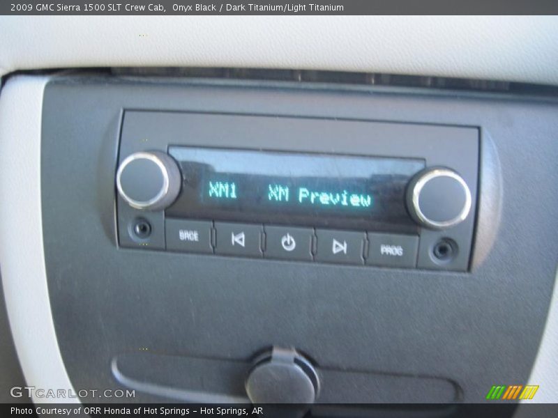 Onyx Black / Dark Titanium/Light Titanium 2009 GMC Sierra 1500 SLT Crew Cab
