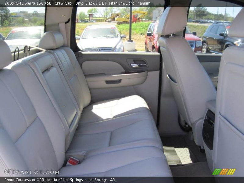 Onyx Black / Dark Titanium/Light Titanium 2009 GMC Sierra 1500 SLT Crew Cab