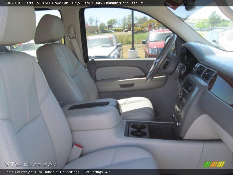 Onyx Black / Dark Titanium/Light Titanium 2009 GMC Sierra 1500 SLT Crew Cab