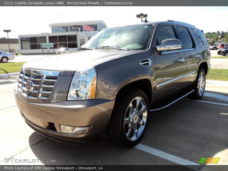 Mocha Steel Metallic / Cashmere/Cocoa 2011 Cadillac Escalade Luxury AWD