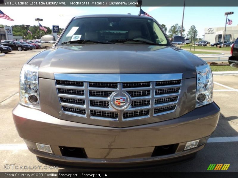 Mocha Steel Metallic / Cashmere/Cocoa 2011 Cadillac Escalade Luxury AWD