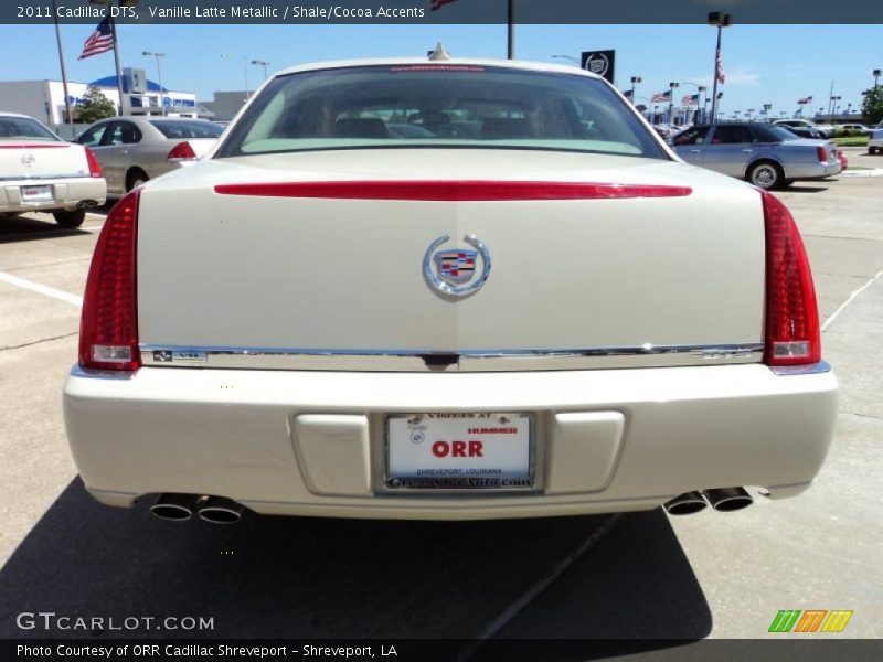 Vanille Latte Metallic / Shale/Cocoa Accents 2011 Cadillac DTS