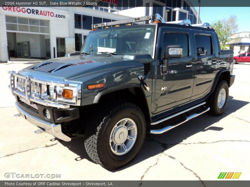 Slate Blue Metallic / Ebony 2006 Hummer H2 SUT