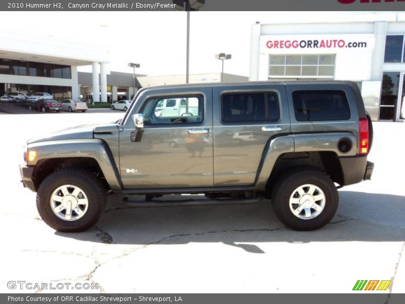 Canyon Gray Metallic / Ebony/Pewter 2010 Hummer H3