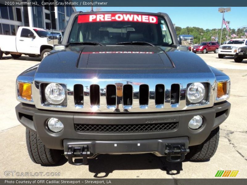 Canyon Gray Metallic / Ebony/Pewter 2010 Hummer H3