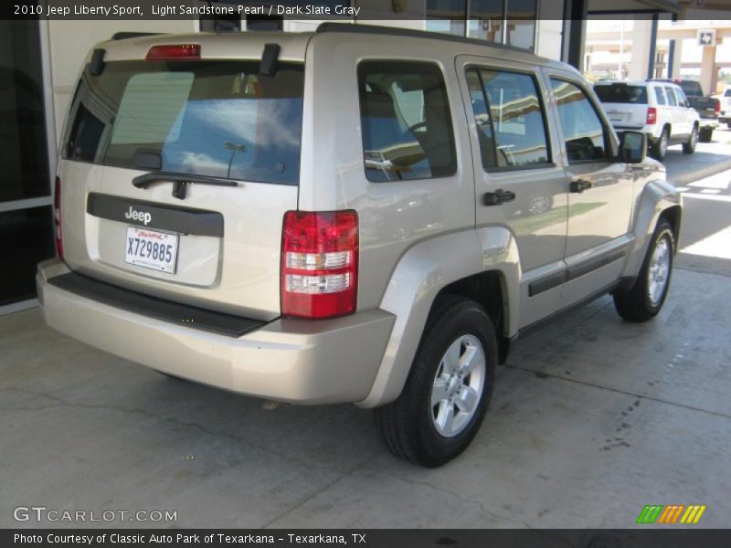 Light Sandstone Pearl / Dark Slate Gray 2010 Jeep Liberty Sport