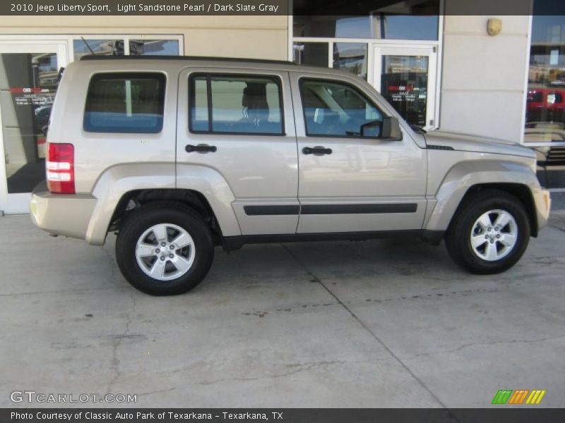 Light Sandstone Pearl / Dark Slate Gray 2010 Jeep Liberty Sport