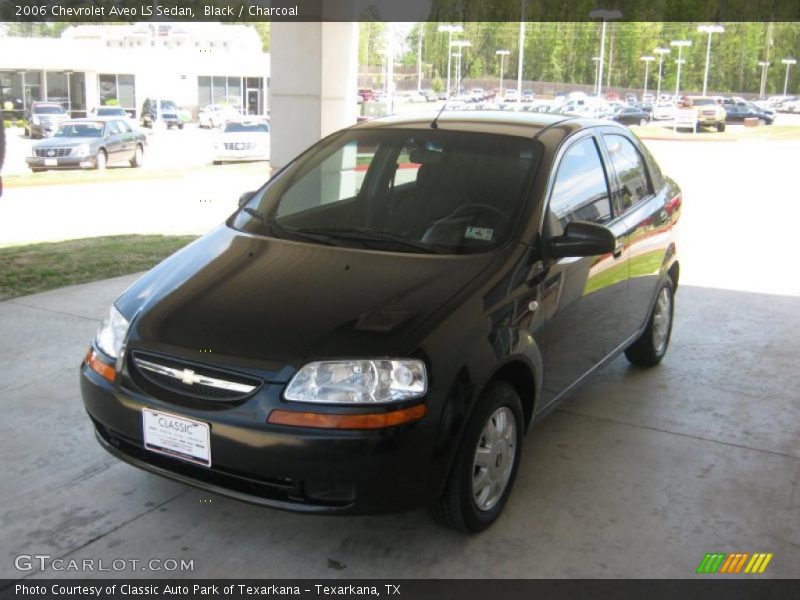 Black / Charcoal 2006 Chevrolet Aveo LS Sedan