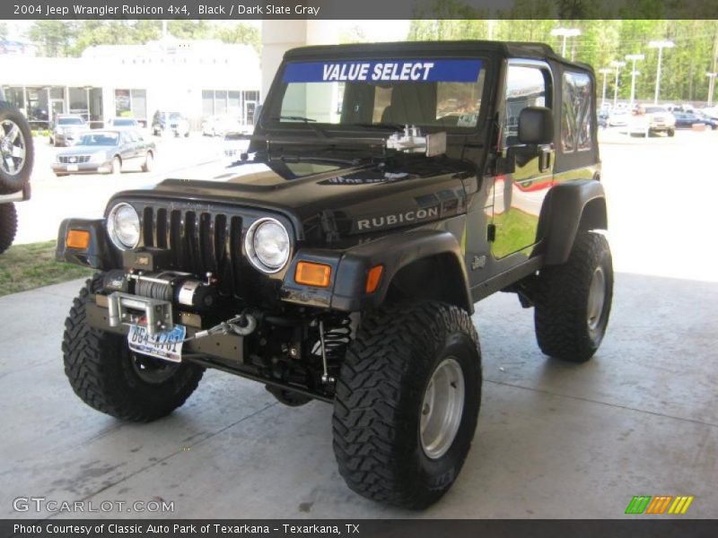 Black / Dark Slate Gray 2004 Jeep Wrangler Rubicon 4x4