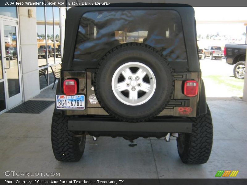 Black / Dark Slate Gray 2004 Jeep Wrangler Rubicon 4x4
