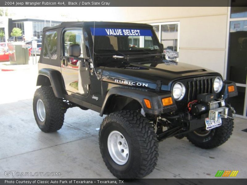 Black / Dark Slate Gray 2004 Jeep Wrangler Rubicon 4x4
