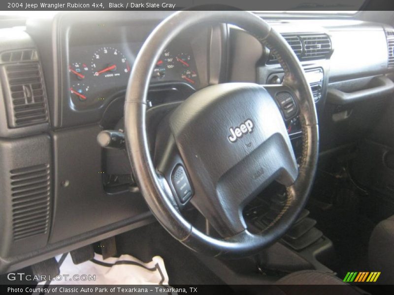 Black / Dark Slate Gray 2004 Jeep Wrangler Rubicon 4x4