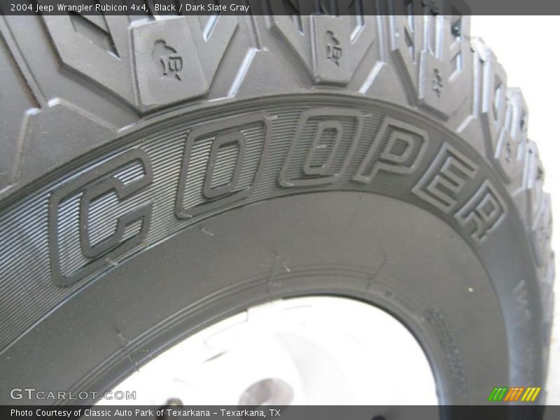 Black / Dark Slate Gray 2004 Jeep Wrangler Rubicon 4x4