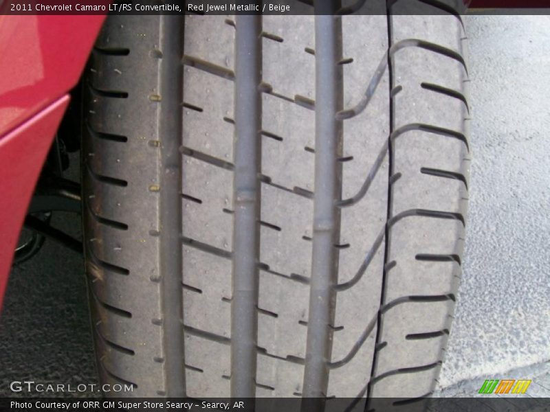 Red Jewel Metallic / Beige 2011 Chevrolet Camaro LT/RS Convertible