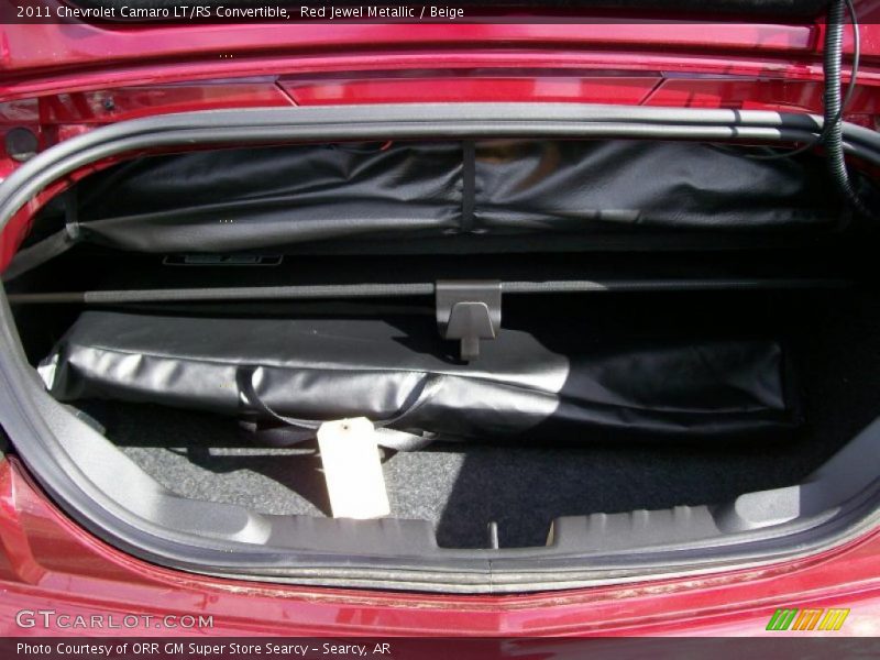 Red Jewel Metallic / Beige 2011 Chevrolet Camaro LT/RS Convertible
