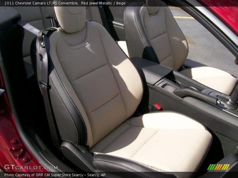  2011 Camaro LT/RS Convertible Beige Interior