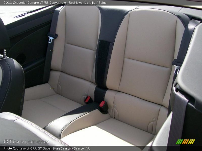  2011 Camaro LT/RS Convertible Beige Interior
