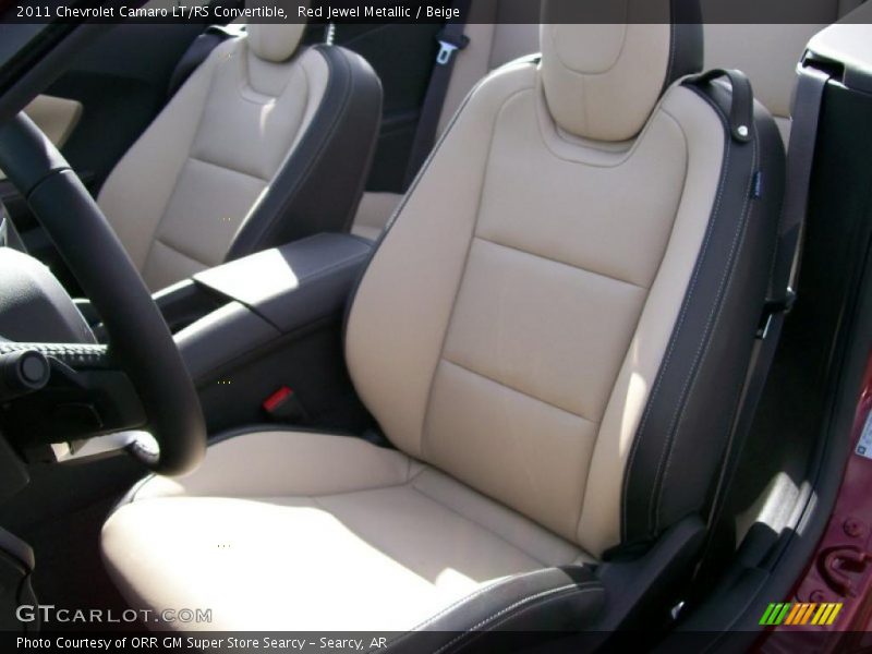  2011 Camaro LT/RS Convertible Beige Interior