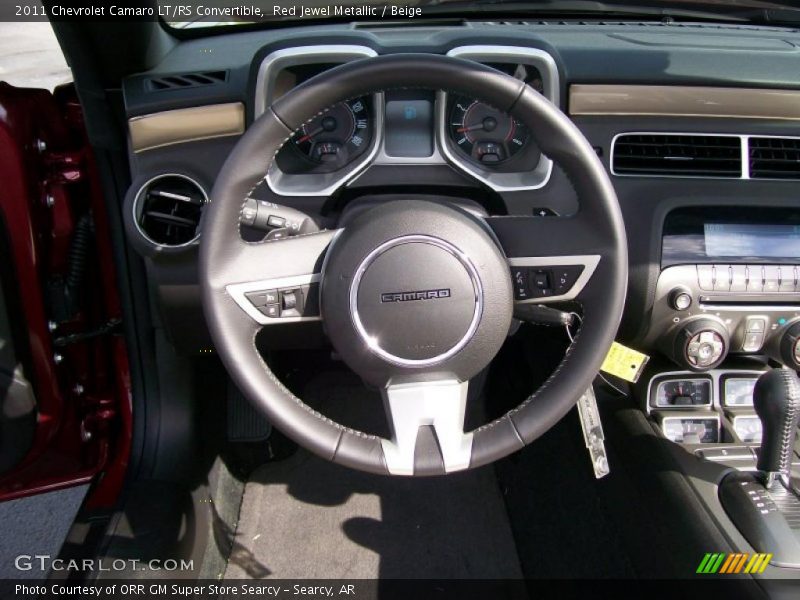  2011 Camaro LT/RS Convertible Steering Wheel