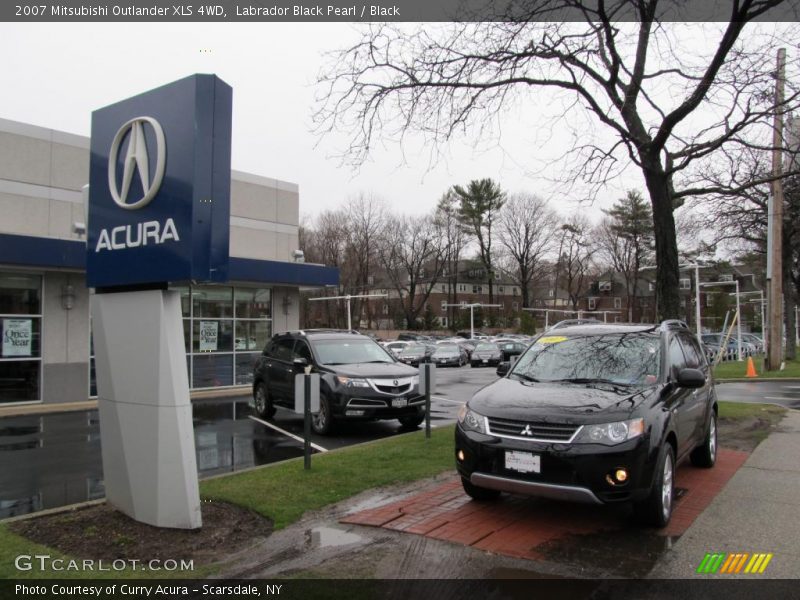 Labrador Black Pearl / Black 2007 Mitsubishi Outlander XLS 4WD