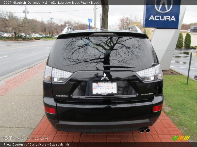 Labrador Black Pearl / Black 2007 Mitsubishi Outlander XLS 4WD