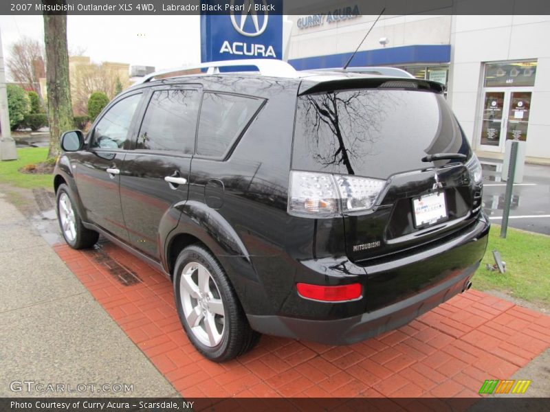 Labrador Black Pearl / Black 2007 Mitsubishi Outlander XLS 4WD