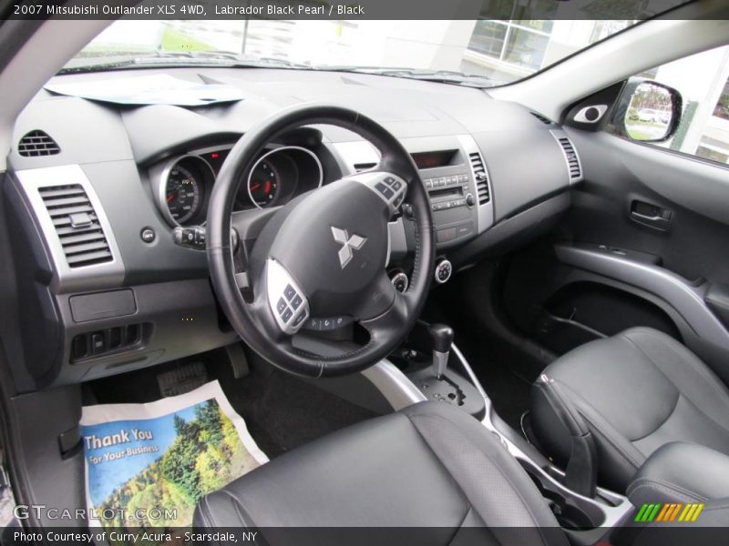 Labrador Black Pearl / Black 2007 Mitsubishi Outlander XLS 4WD