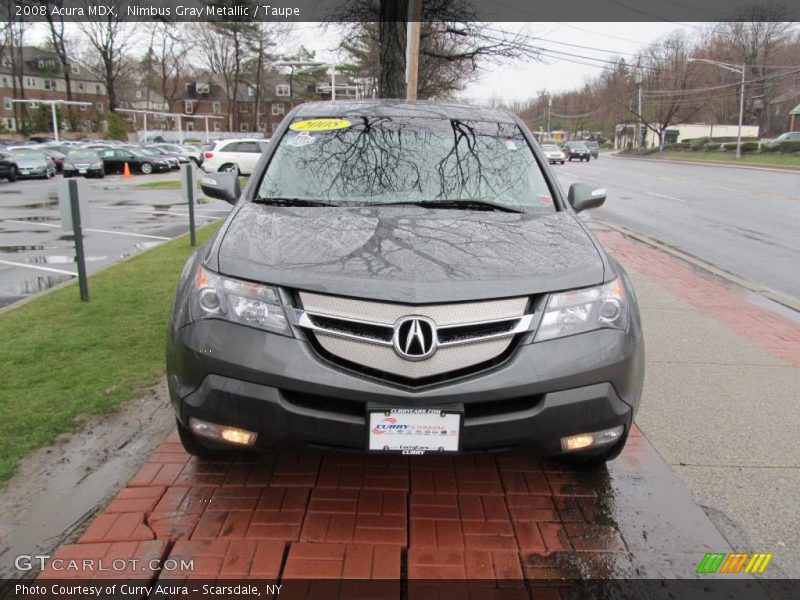 Nimbus Gray Metallic / Taupe 2008 Acura MDX