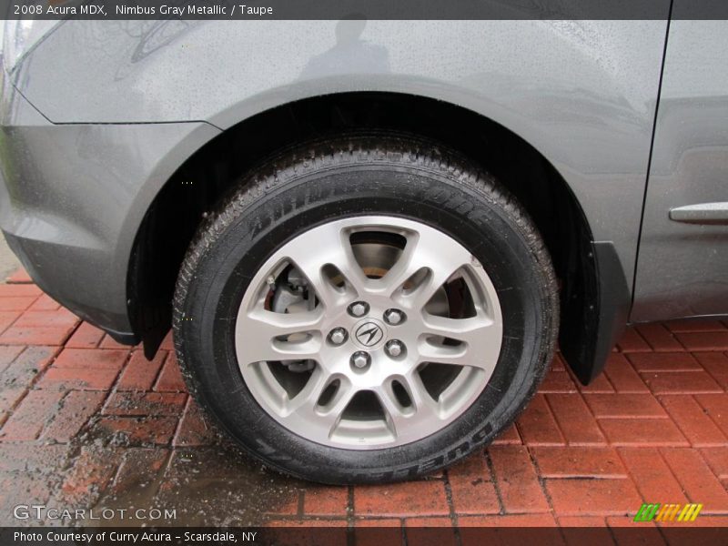Nimbus Gray Metallic / Taupe 2008 Acura MDX