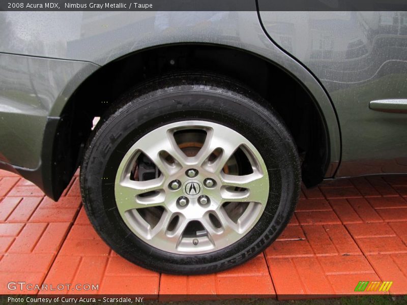 Nimbus Gray Metallic / Taupe 2008 Acura MDX