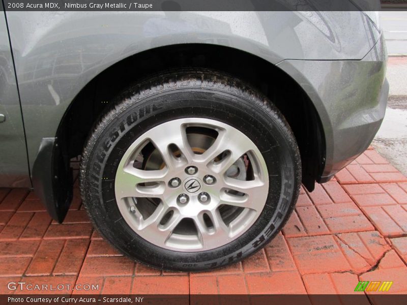 Nimbus Gray Metallic / Taupe 2008 Acura MDX