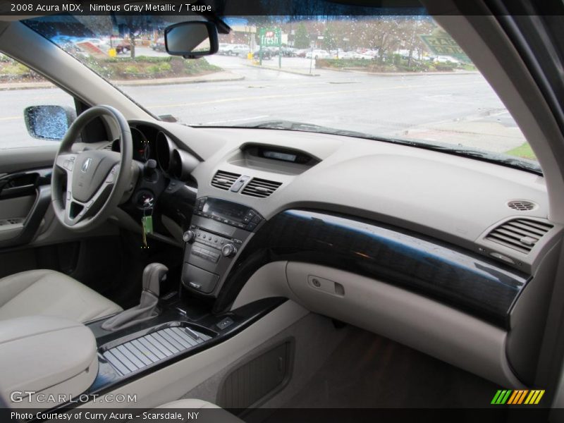 Nimbus Gray Metallic / Taupe 2008 Acura MDX