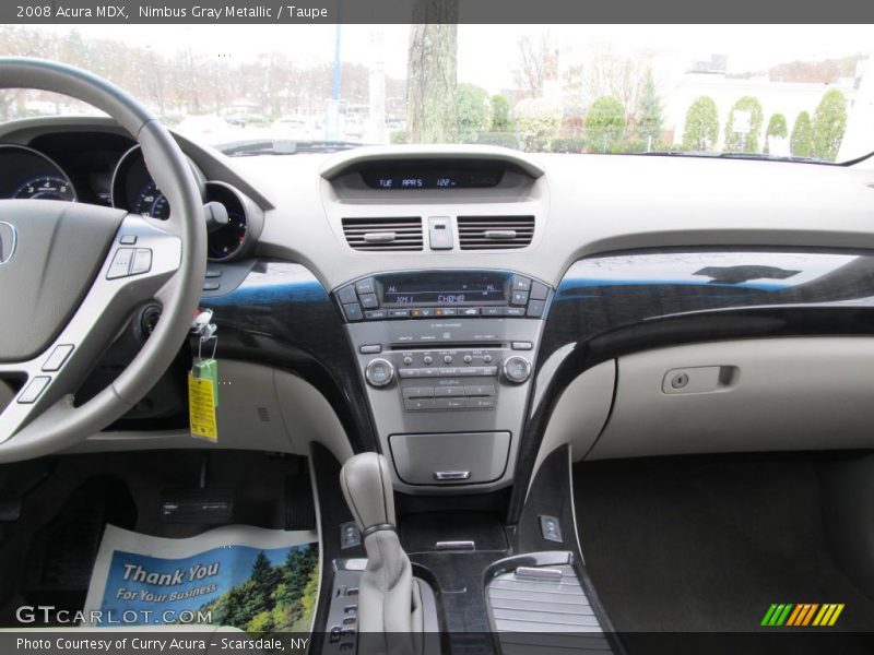 Nimbus Gray Metallic / Taupe 2008 Acura MDX