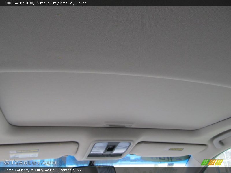 Nimbus Gray Metallic / Taupe 2008 Acura MDX