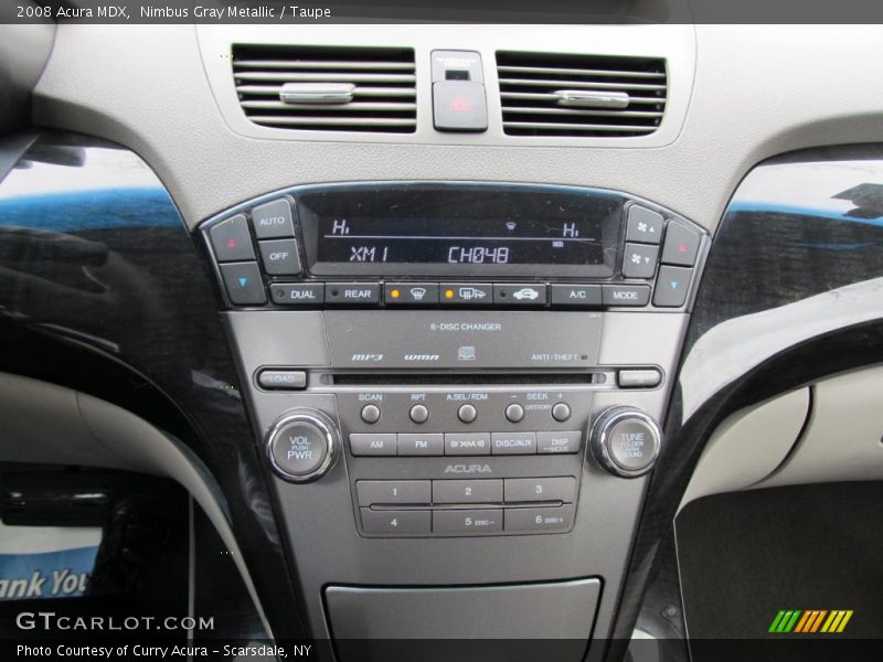 Nimbus Gray Metallic / Taupe 2008 Acura MDX