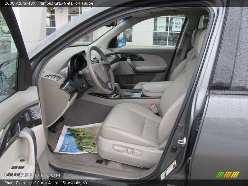 Nimbus Gray Metallic / Taupe 2008 Acura MDX