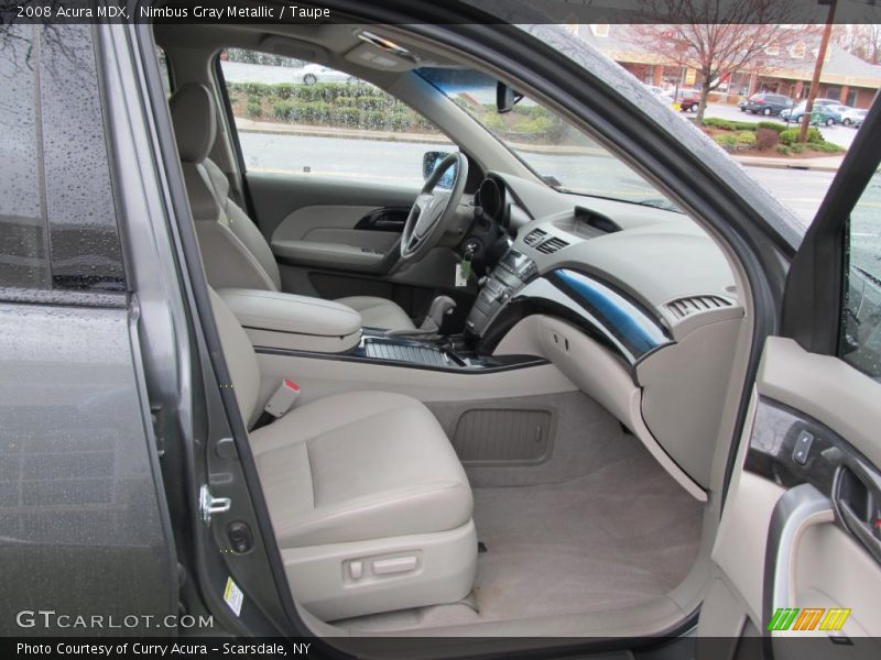 Nimbus Gray Metallic / Taupe 2008 Acura MDX