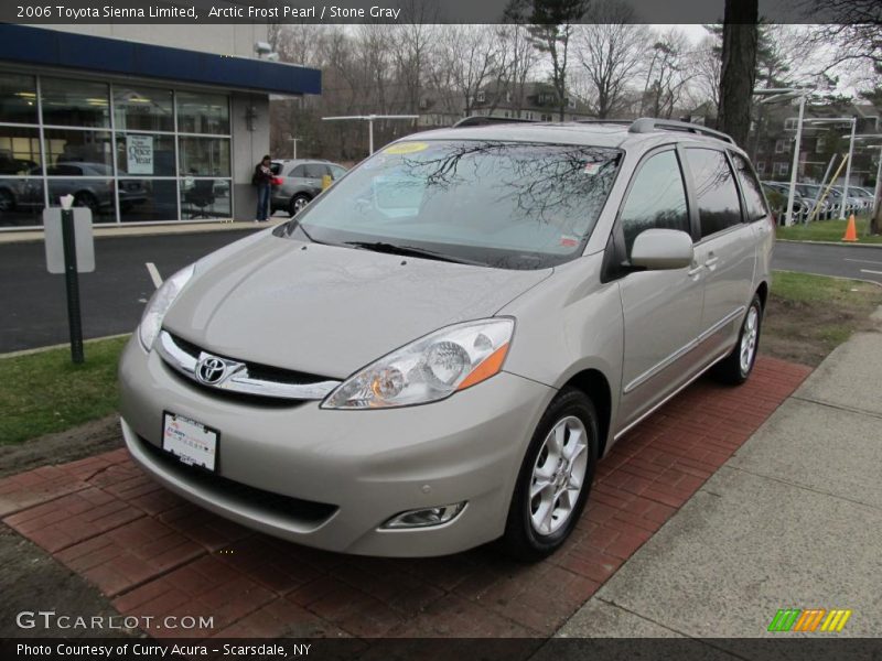 Arctic Frost Pearl / Stone Gray 2006 Toyota Sienna Limited