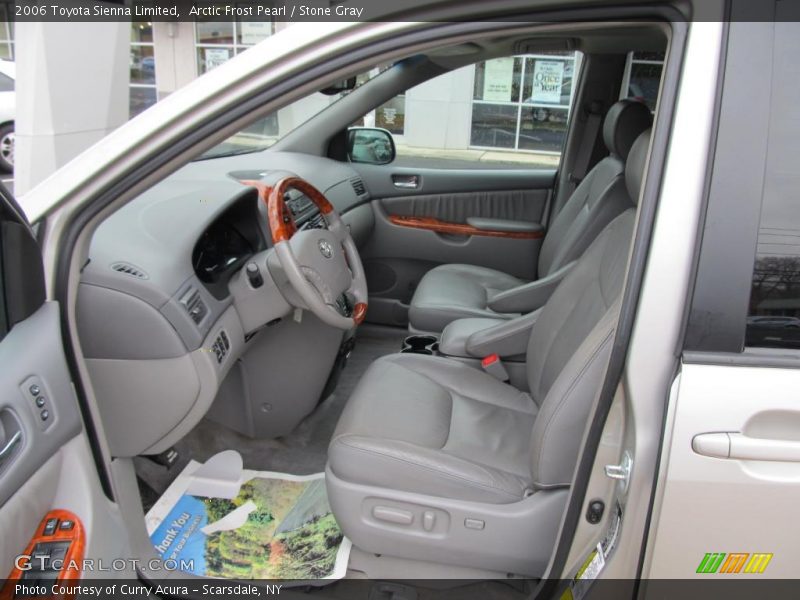 Arctic Frost Pearl / Stone Gray 2006 Toyota Sienna Limited