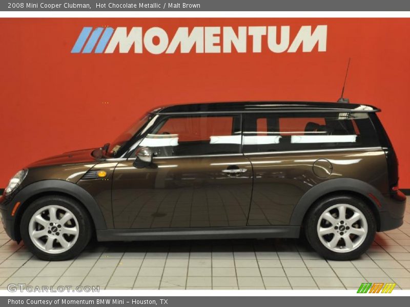 Hot Chocolate Metallic / Malt Brown 2008 Mini Cooper Clubman